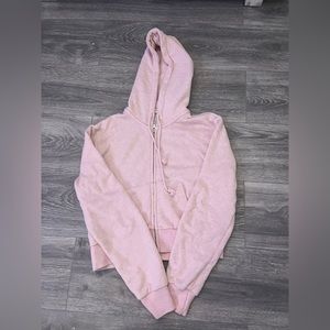 Brandy Melville pink christy hoodie